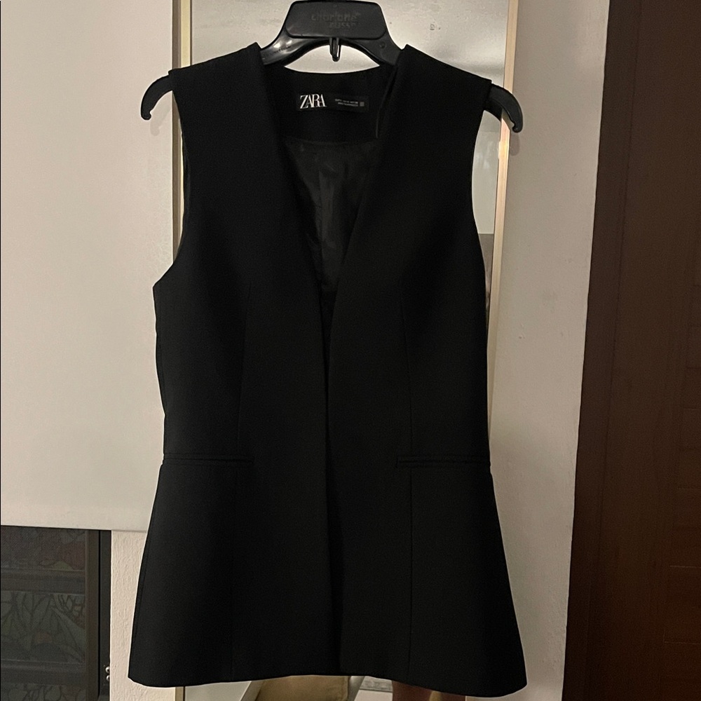Zara Elegant Black Vest